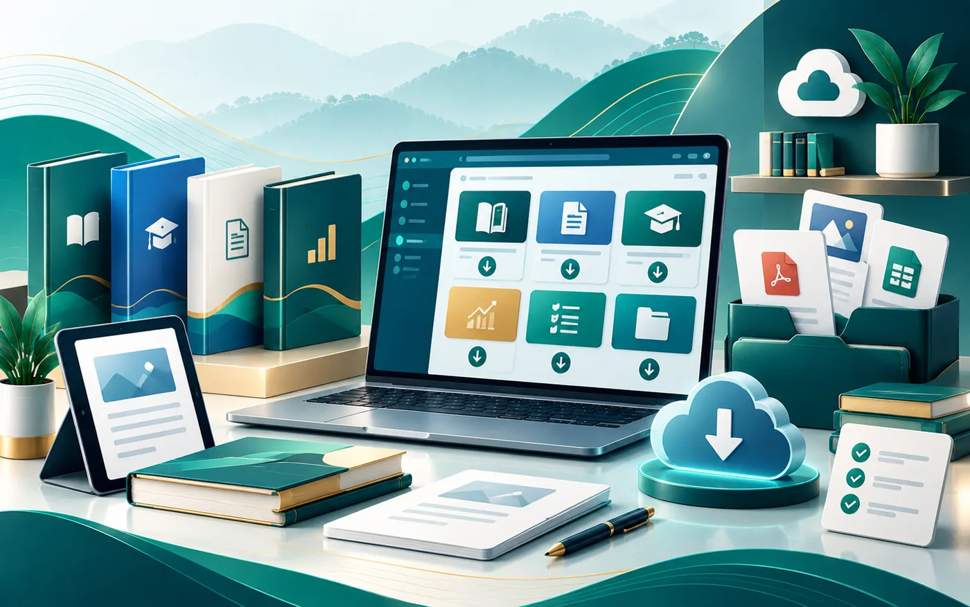 Illustration representing the Digital Solution Point digital store